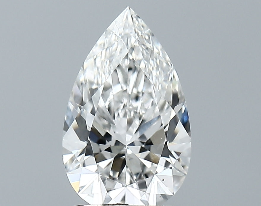 Lab-Grown 1.55 Carat Pear Shape Diamond color E Clarity VVS2, precious stones, engagement diamonds