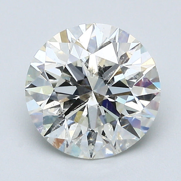 1.71 Carat Round Brilliant Diamond color J Clarity I1, natural diamonds, precious stones, engagement diamonds