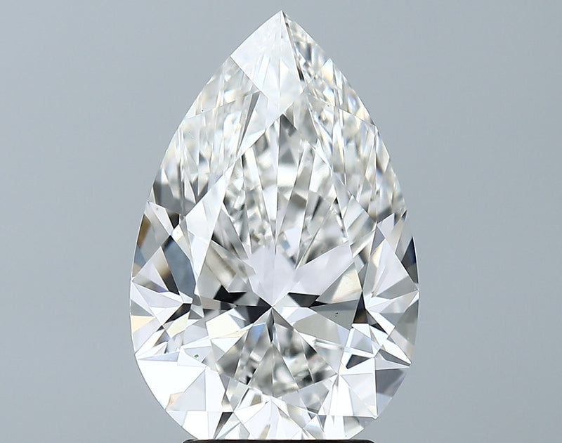 Lab-Grown 3.18 Carat Pear Shape Diamond color G Clarity VS1 With GIA Certificate, precious stones, engagement diamonds