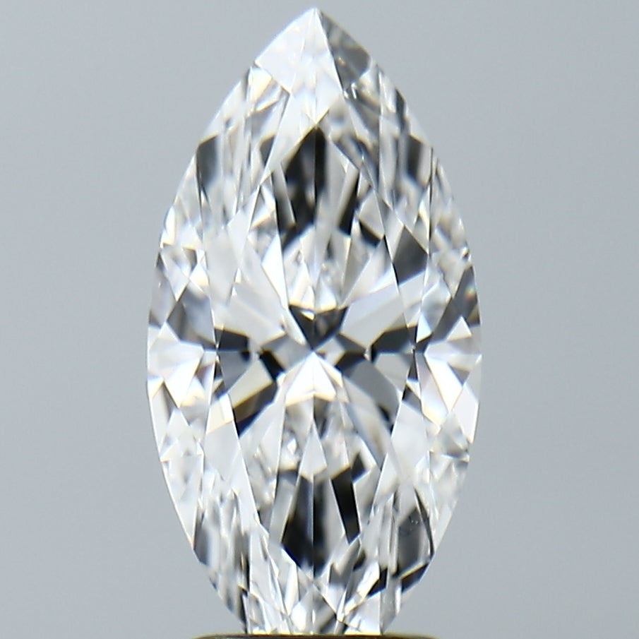Lab-Grown 2.59 Carat Marquis Shape Diamond color E Clarity VVS2, precious stones, engagement diamonds