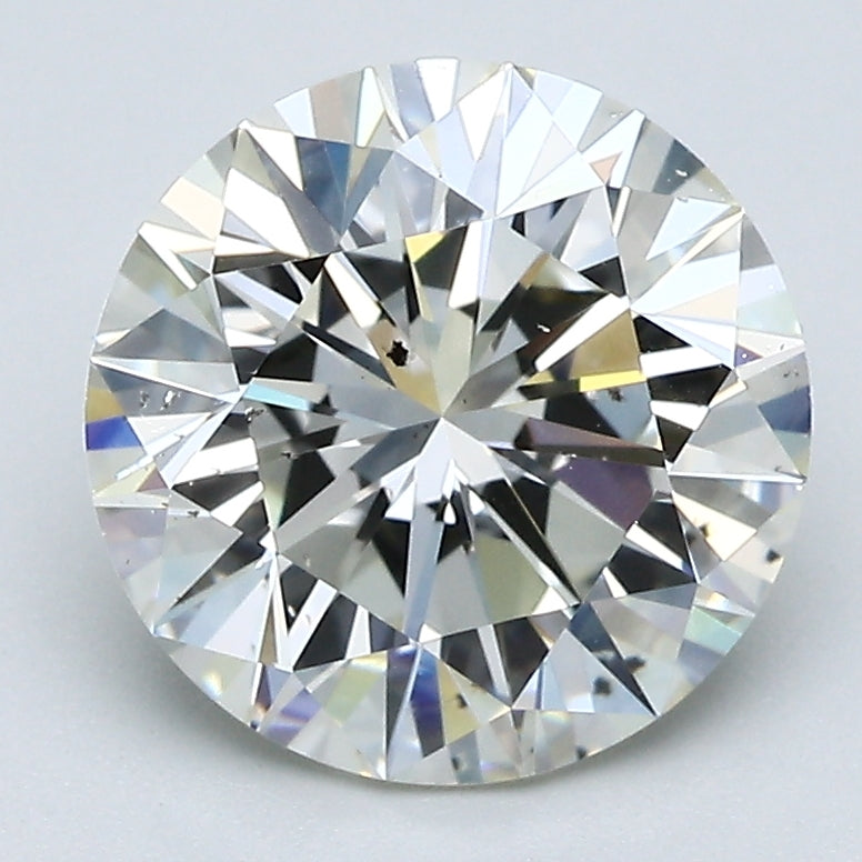 3.08 Carat Round Brilliant Natural Mined Diamond K Color SI1 Clarity With GIA Certificate, natural diamonds, precious stones, engagement diamonds