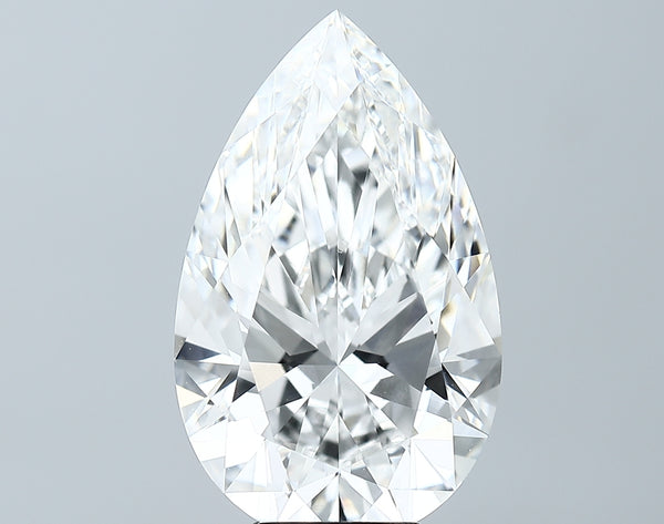 Lab-Grown 8.16 Carat Pear Shape Diamond color F Clarity VVS1 With GIA Certificate, precious stones, engagement diamonds