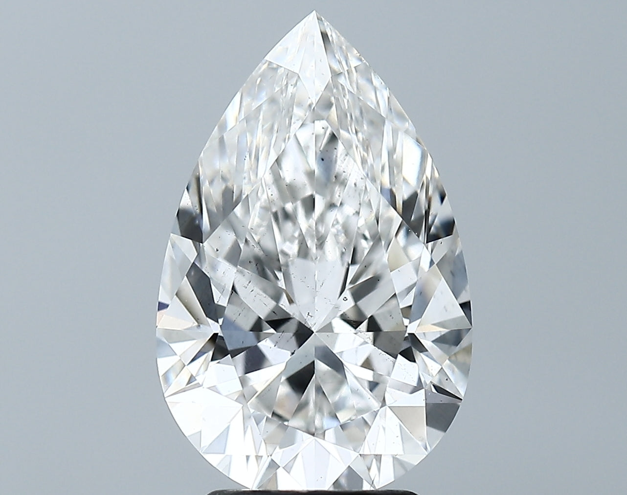Lab-Grown 3.03 Carat Pear Shape Diamond color F Clarity SI1 With GIA Certificate, precious stones, engagement diamonds