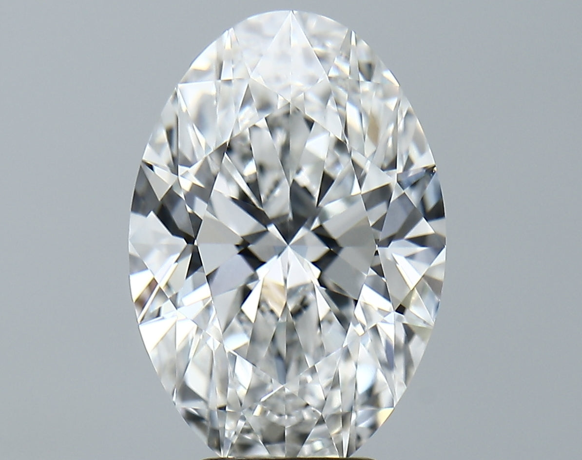 Lab-Grown 5.18 Carat Oval Shape Diamond color E Clarity VVS2 With GIA Certificate, precious stones, engagement diamonds
