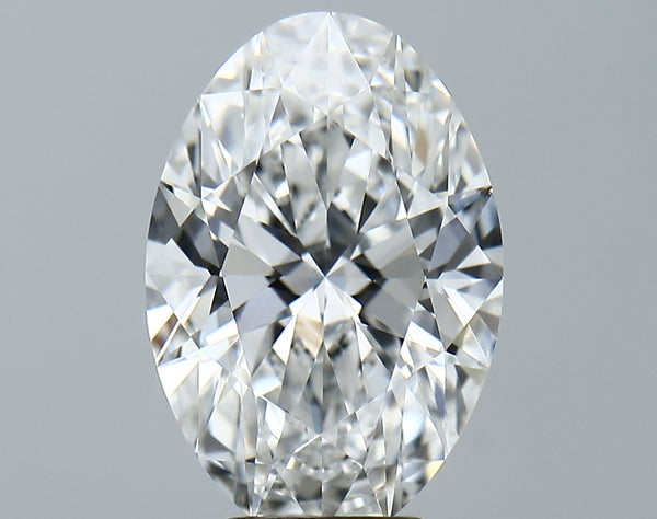 Lab-Grown 5.18 Carat Oval Shape Diamond color E Clarity VVS2 With GIA Certificate, precious stones, engagement diamonds