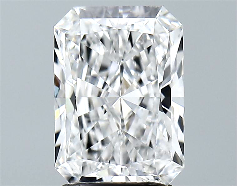 Lab-Grown 2.08 Carat Radiant Cut Diamond color E Clarity VVS2 With GIA Certificate, precious stones, engagement diamonds