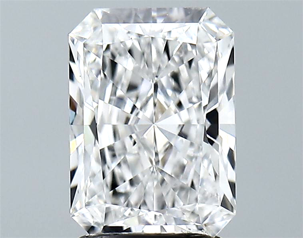 Lab-Grown 2.08 Carat Radiant Cut Diamond color E Clarity VVS2 With GIA Certificate, precious stones, engagement diamonds