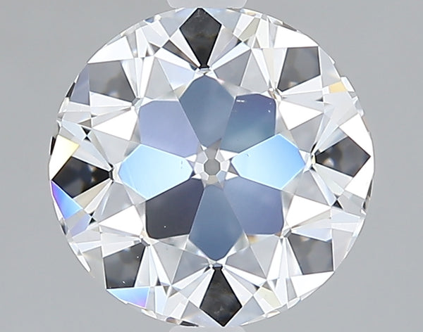 Lab-Grown 2.01 Carat Old European Cut Diamond color D Clarity VS2 With GIA Certificate, precious stones, engagement diamonds