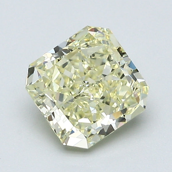 1.33 Carat Radiant Cut Natural Mined Diamond Fancy Light  Yellow Color VS2 Clarity With GIA Certificate, natural diamonds, precious stones, engagement diamonds