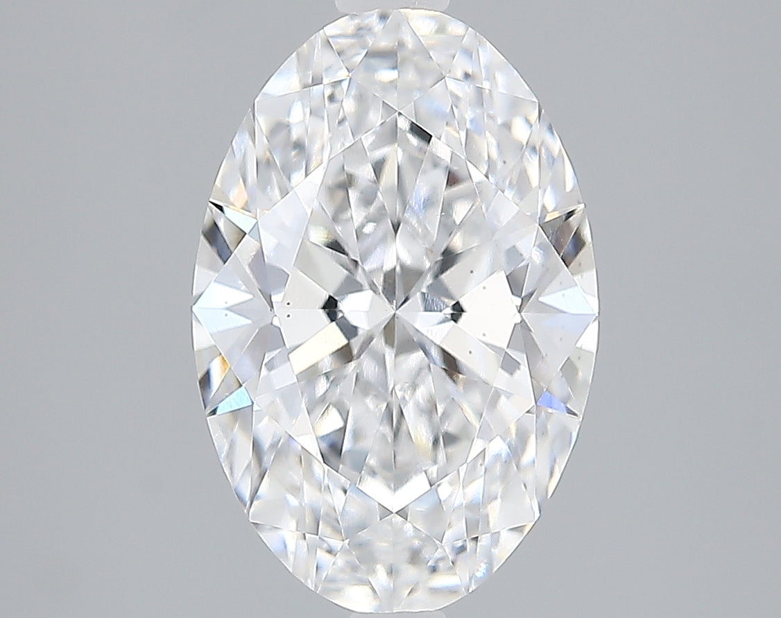 Lab-Grown 2.34 Carat Oval Shape Diamond color D Clarity VS2, precious stones, engagement diamonds