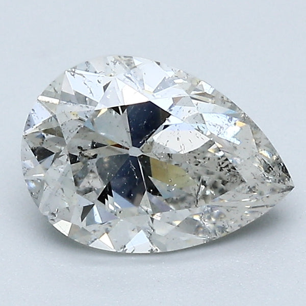 1.50 Carat Pear Shape Natural Mined Diamond I Color I1 Clarity With GIA Certificate, natural diamonds, precious stones, engagement diamonds