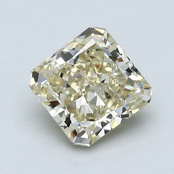 1.09 Carat Radiant Cut Natural Mined Diamond Fancy Light Brownish Yellow Color VVS2 Clarity With GIA Certificate, natural diamonds, precious stones, engagement diamonds