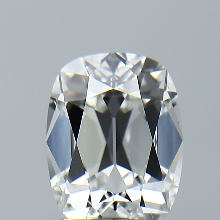 Lab-Grown 2.01 Carat Antique Cushion Cut Diamond color E Clarity VVS2, precious stones, engagement diamonds