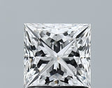 Lab-Grown 1.24 Carat Princess Cut Diamond color E Clarity VS1, precious stones, engagement diamonds