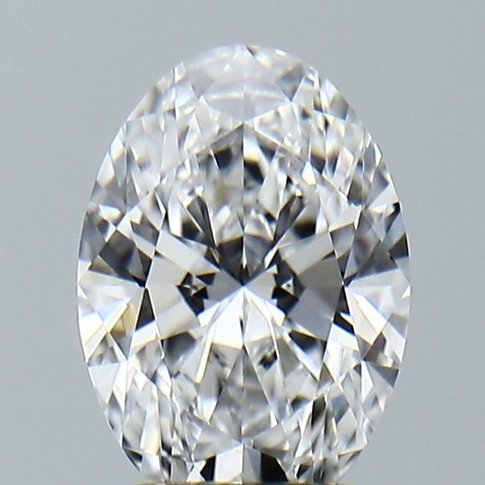 Lab-Grown 1.98 Carat Oval Shape Diamond color D Clarity VVS2, precious stones, engagement diamonds