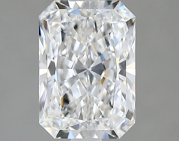 Lab-Grown 1.67 Carat Radiant Cut Diamond color E Clarity IF, precious stones, engagement diamonds