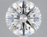 Lab-Grown 2.09 Carat Round Brilliant Diamond color E Clarity VVS2, precious stones, engagement diamonds