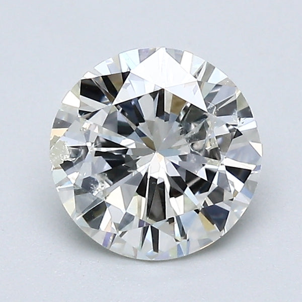 1.21 Carat Round Brilliant Natural Mined Diamond J Color I1 Clarity With GIA Certificate, natural diamonds, precious stones, engagement diamonds