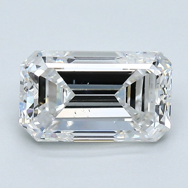 1.77 Carat Emerald Cut Natural Mined Diamond E Color SI1 Clarity With GIA Certificate, natural diamonds, precious stones, engagement diamonds