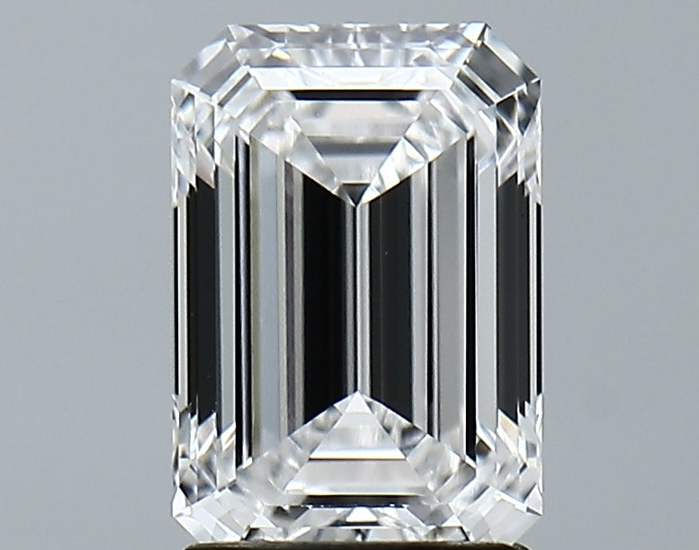 Lab-Grown 2.08 Carat Emerald Cut Diamond color D Clarity VVS2 With GIA Certificate, precious stones, engagement diamonds