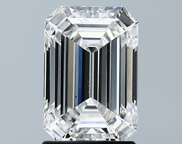 Lab-Grown 2.01 Carat Emerald Cut Diamond color G Clarity VS1 With GIA Certificate, precious stones, engagement diamonds