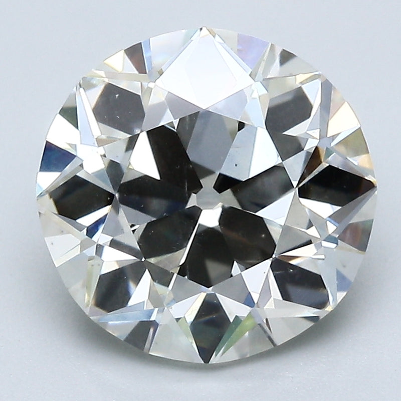 3.85 Carat Old European Cut Diamond color K Clarity SI1, natural diamonds, precious stones, engagement diamonds