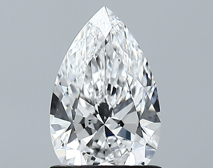Lab-Grown 1.01 Carat Pear Shape Diamond color D Clarity VS1 With GIA Certificate, precious stones, engagement diamonds