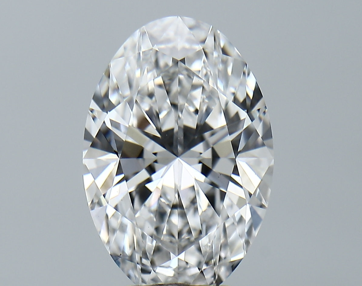 Lab-Grown 4.76 Carat Oval Shape Diamond color D Clarity VVS2, precious stones, engagement diamonds