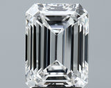 Lab-Grown 3.06 Carat Emerald Cut Diamond color E Clarity VVS2, precious stones, engagement diamonds