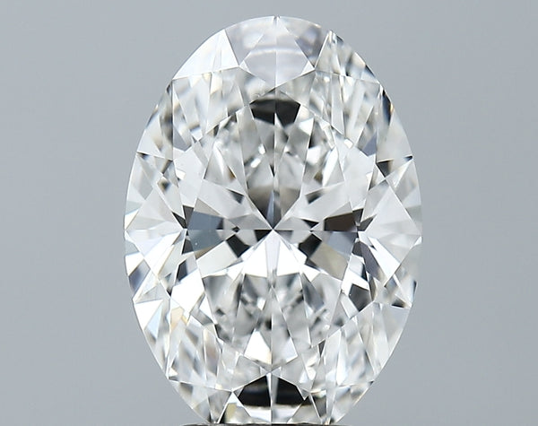 Lab-Grown 3.65 Carat Oval Shape Diamond color E Clarity VVS2, precious stones, engagement diamonds