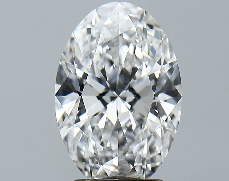 Lab-Grown 2.85 Carat Oval Shape Diamond color E Clarity VVS2, precious stones, engagement diamonds
