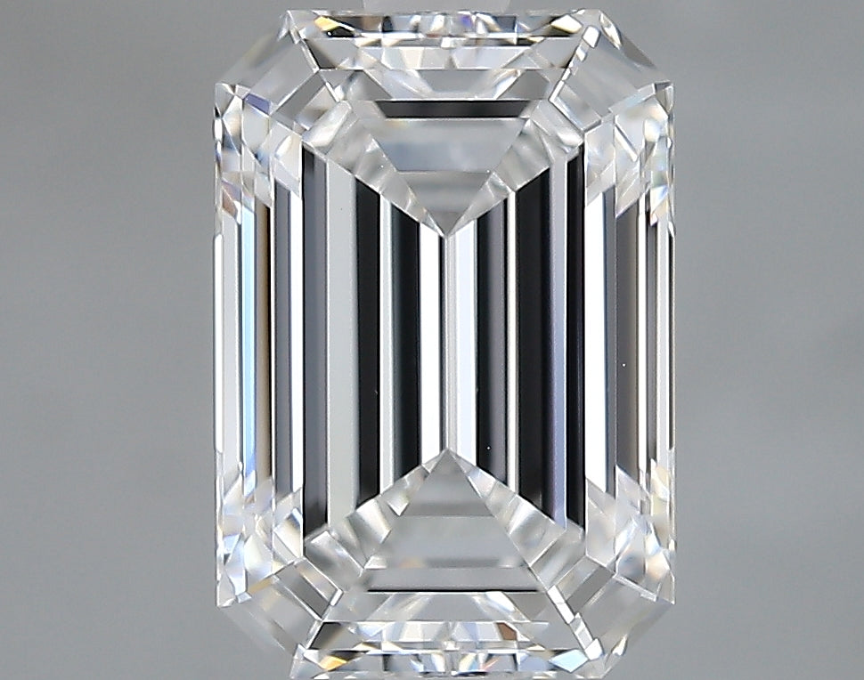 Lab-Grown 2.52 Carat Emerald Cut Diamond color D Clarity VVS2, precious stones, engagement diamonds