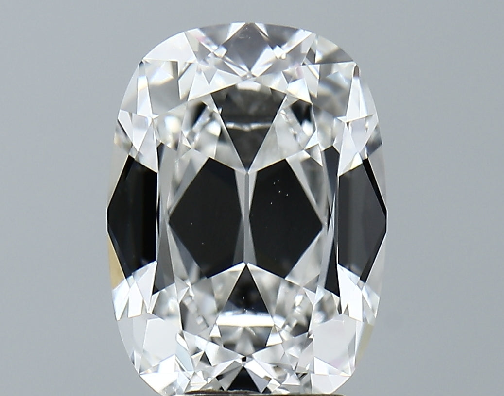 Lab-Grown 4.44 Carat Antique Cushion Cut Diamond color E Clarity VVS1, precious stones, engagement diamonds