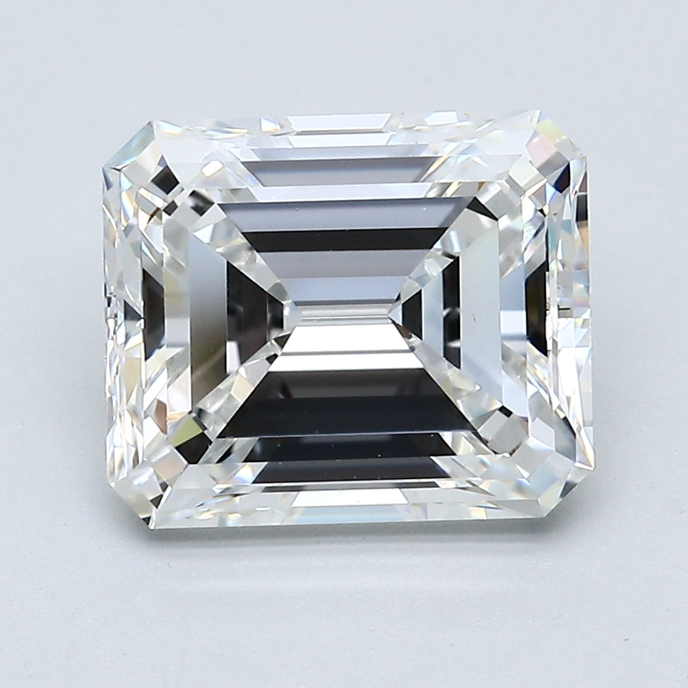 4.09 Carat Emerald Cut Diamond Natural Loose F-VVS2 GIA, natural diamonds, precious stones, engagement diamonds