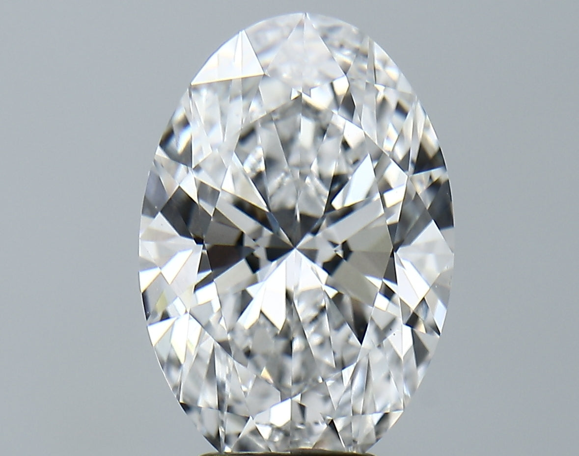 Lab-Grown 5.09 Carat Oval Shape Diamond color D Clarity VS1 With GIA Certificate, precious stones, engagement diamonds