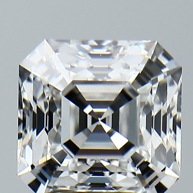 Lab-Grown 3.10 Carat Asscher Cut Diamond color E Clarity VS1, precious stones, engagement diamonds