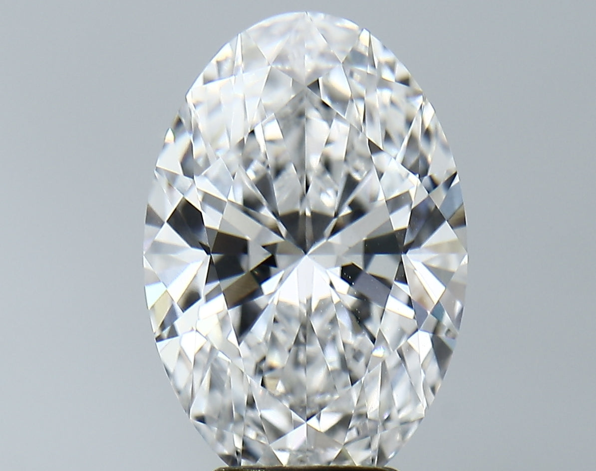 Lab-Grown 5.32 Carat Oval Shape Diamond color E Clarity VVS2 With GIA Certificate, precious stones, engagement diamonds