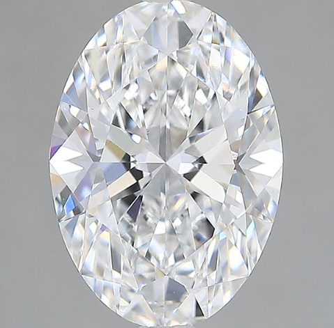Lab-Grown 2.72 Carat Oval Shape Diamond color E Clarity VS1 With GIA Certificate, precious stones, engagement diamonds