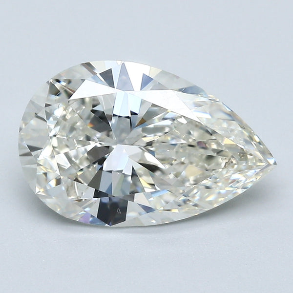 3.13 Carat Pear Shape Diamond color J Clarity SI2, natural diamonds, precious stones, engagement diamonds