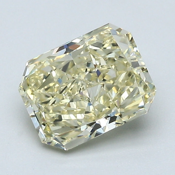 1.37 Carat Radiant Cut Natural Mined Diamond Fancy Light Brownish Yellow Color VVS1 Clarity With GIA Certificate, natural diamonds, precious stones, engagement diamonds