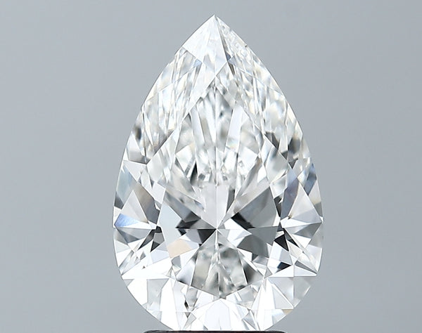 Lab-Grown 3.08 Carat Pear Shape Diamond color F Clarity VS1 With GIA Certificate, precious stones, engagement diamonds