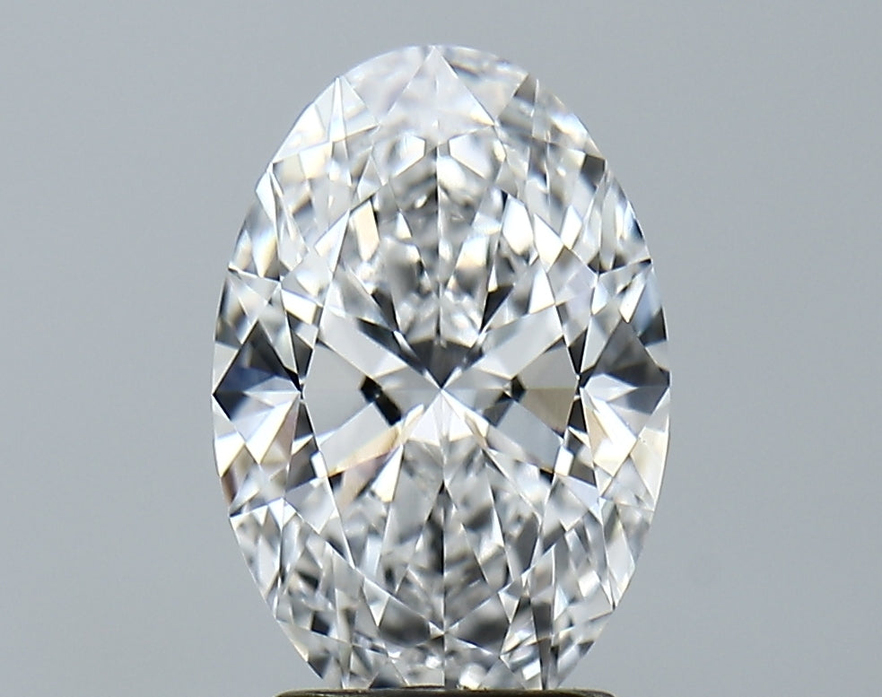 Lab-Grown 2.52 Carat Oval Shape Diamond color D Clarity VVS2 With GIA Certificate, precious stones, engagement diamonds
