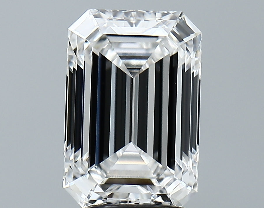 Lab-Grown 3.02 Carat Emerald Cut Diamond color E Clarity VVS2 With GIA Certificate, precious stones, engagement diamonds