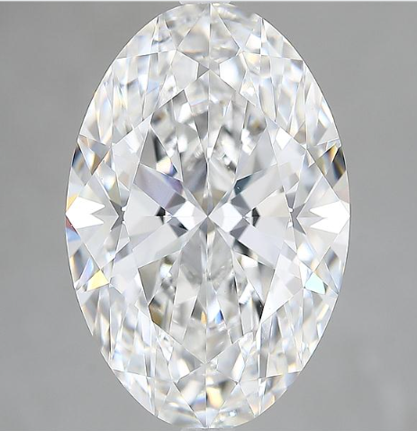 Lab-Grown 6.90 Carat Oval Shape Diamond color E Clarity VS1 With GIA Certificate, precious stones, engagement diamonds