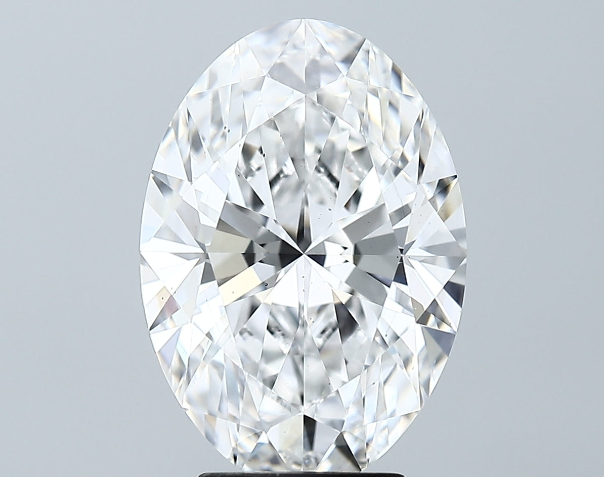 Lab-Grown 4.53 Carat Oval Shape Diamond color E Clarity VS2 With GIA Certificate, precious stones, engagement diamonds