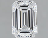 Lab-Grown 1.08 Carat Emerald Cut Diamond color D Clarity VVS2 With GIA Certificate, precious stones, engagement diamonds