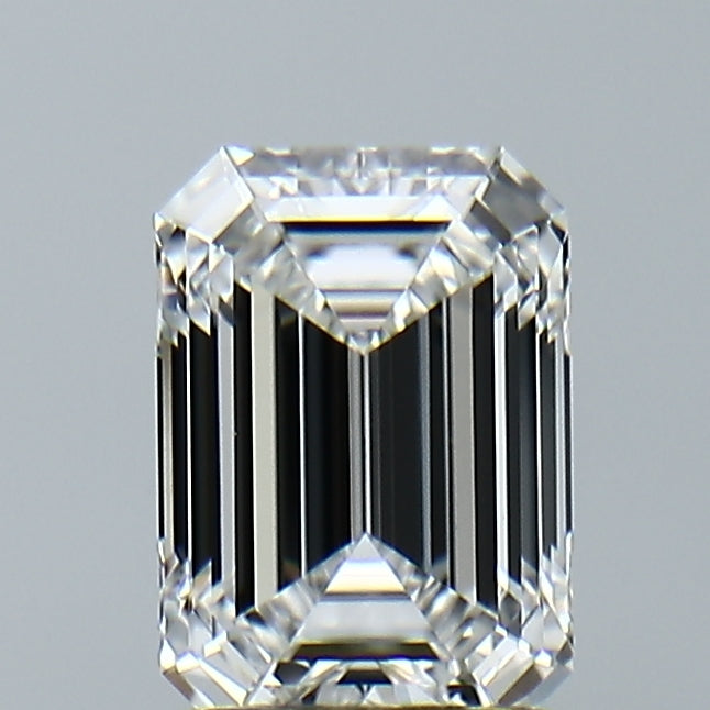 Lab-Grown 1.56 Carat Emerald Cut Diamond color E Clarity VVS2, precious stones, engagement diamonds