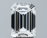 Lab-Grown 2.50 Carat Emerald Cut Diamond color E Clarity VVS2 With GIA Certificate, precious stones, engagement diamonds