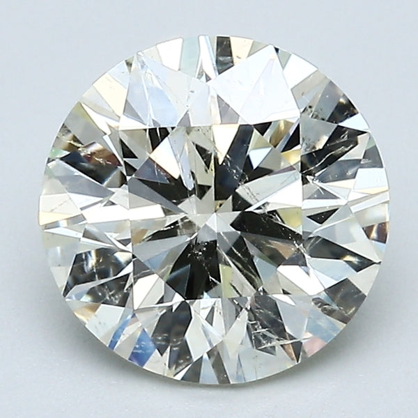 2.30 Carat Round Brilliant Natural Mined Diamond M Color I1 Clarity With GIA Certificate, natural diamonds, precious stones, engagement diamonds