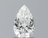 Lab-Grown 0.79 Carat Pear Shape Diamond color E Clarity VVS2, precious stones, engagement diamonds